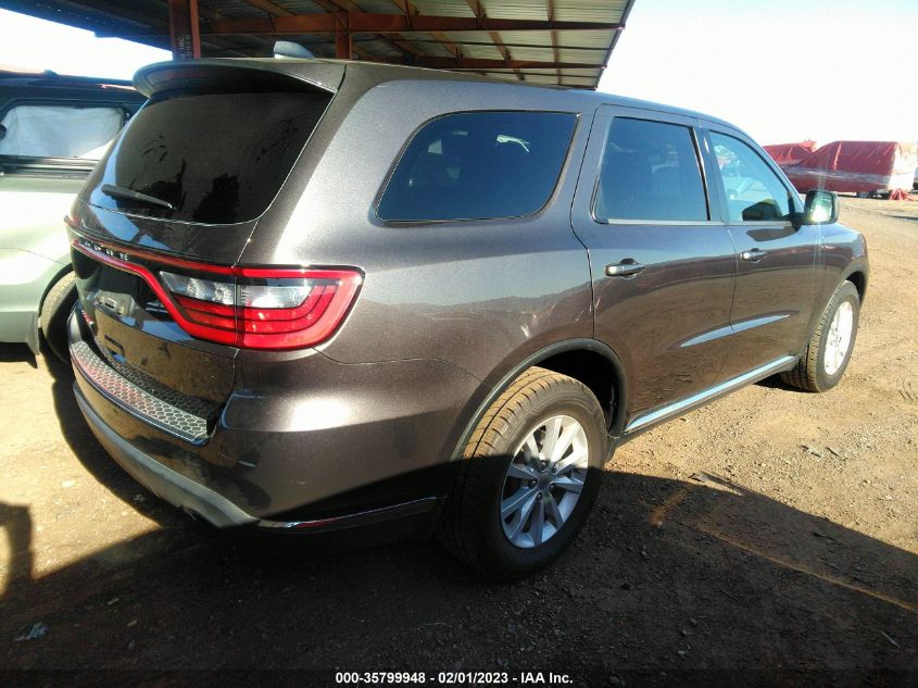 2021 DODGE DURANGO SXT VIN: 1C4RDHAG8MC640967