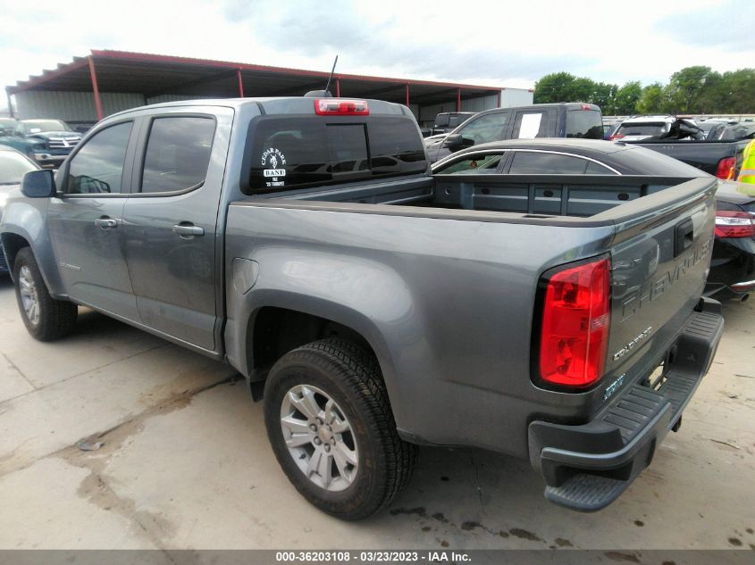 2022 CHEVROLET COLORADO 2WD LT VIN: 1GCGSCEN8N1175564