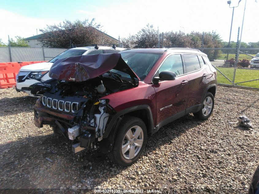 2022 JEEP COMPASS LATITUDE VIN: 3C4NJDBB5NT147367