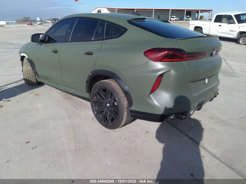2021 BMW X6 M VIN: 5YMCY0C08M9D83277