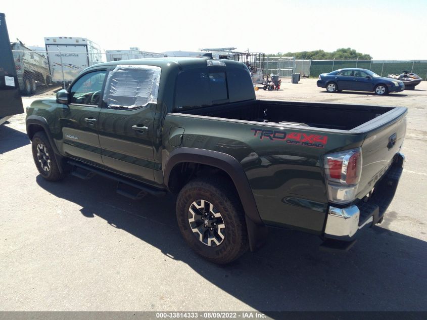 2022 TOYOTA TACOMA 4WD SR/SR5/TRD SPORT VIN: 3TMCZ5AN5NM488554