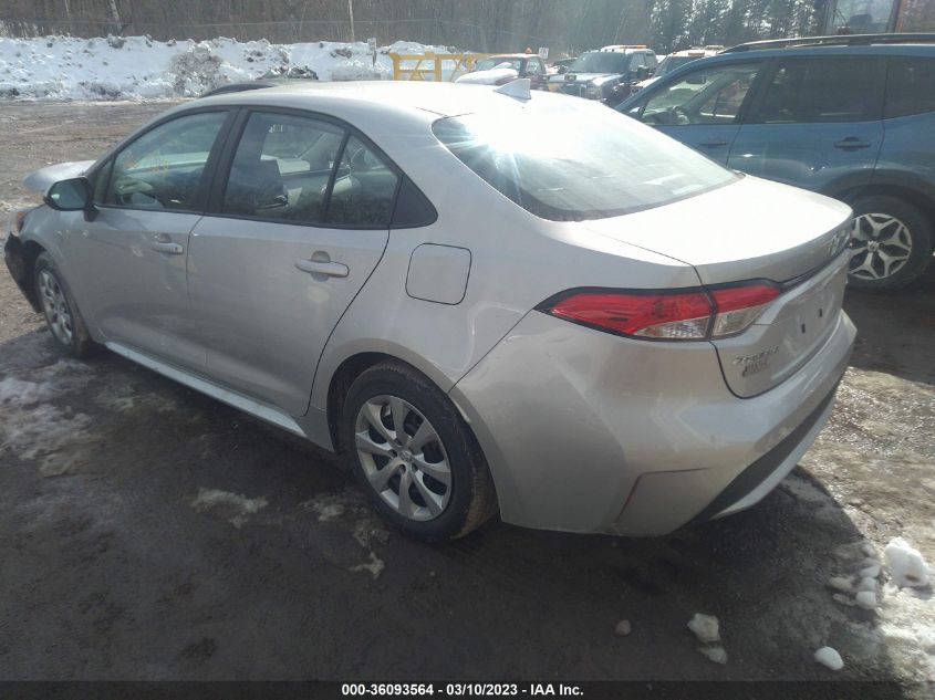 2022 TOYOTA COROLLA LE VIN: 5YFEPMAE1NP314661