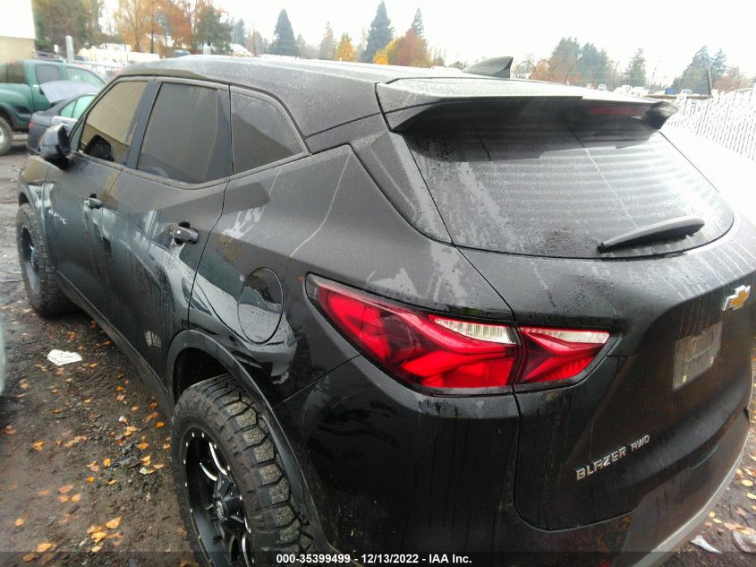 2020 CHEVROLET BLAZER LT VIN: 3GNKBHRS7LS567901