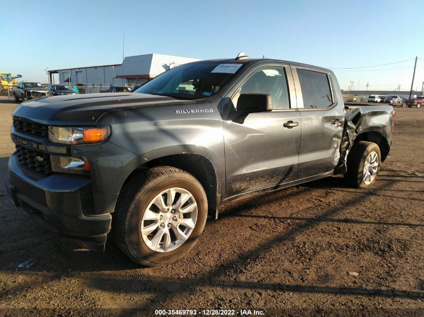 2021 CHEVROLET SILVERADO 1500 CUSTOM VIN: 1GCPWBEK5MZ374429