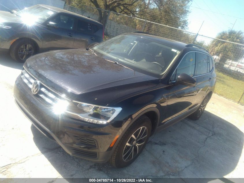 2021 VOLKSWAGEN TIGUAN SE/SE R-LINE BLACK/SEL VIN: 3VV3B7AX6MM104394