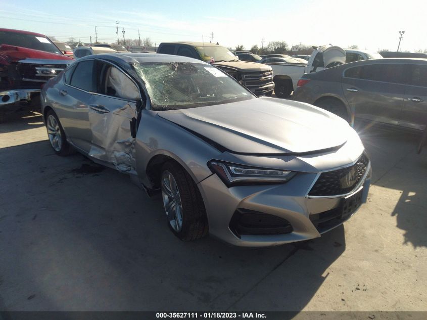 2022 ACURA TLX W/TECHNOLOGY PACKAGE VIN: 19UUB5F47NA002396