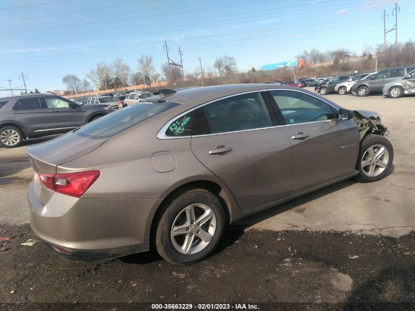 2022 CHEVROLET MALIBU LS VIN: 1G1ZB5ST3NF187432