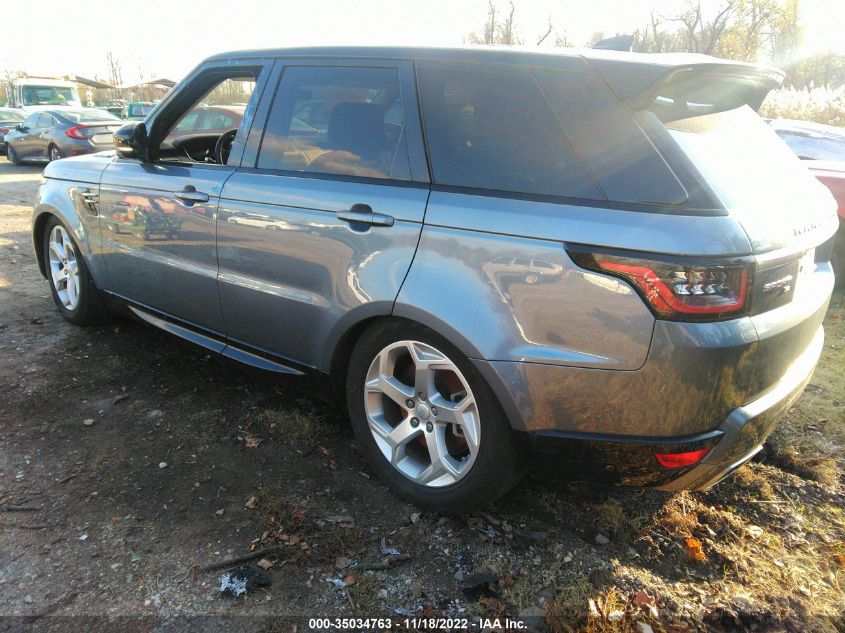 2020 LAND ROVER RANGE ROVER SPORT HSE VIN: SALWR2SU9LA710940