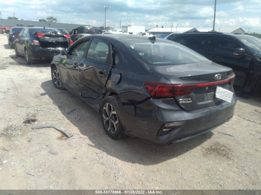 2021 KIA FORTE LXS VIN: 3KPF24AD1ME272289