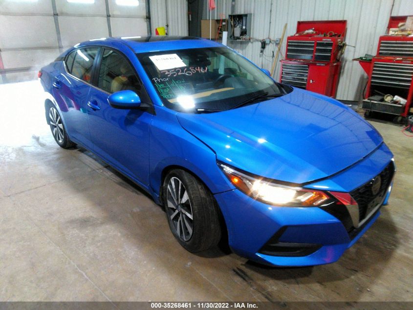 2021 NISSAN SENTRA SV VIN: 3N1AB8CV9MY229876