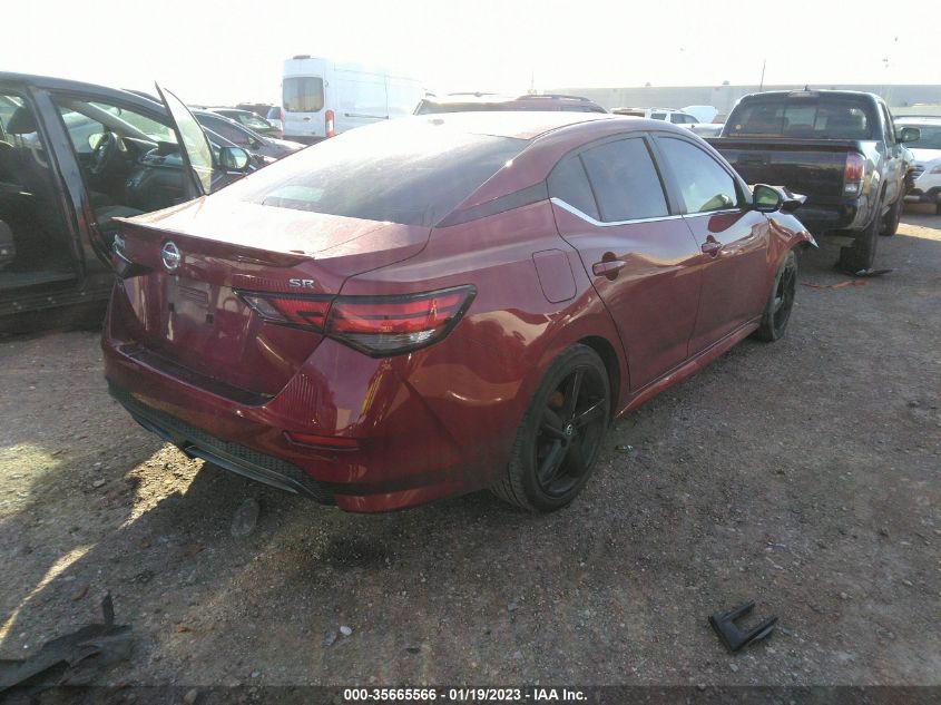 2022 NISSAN SENTRA SR VIN: 3N1AB8DV6NY204255