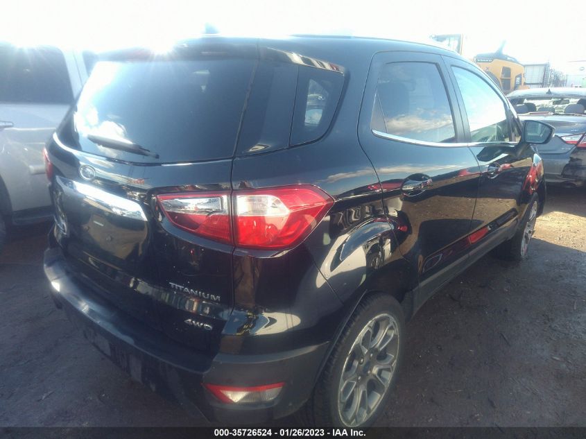 2021 FORD ECOSPORT TITANIUM VIN: MAJ6S3KL1MC407459