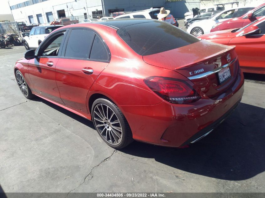 2021 MERCEDES-BENZ C-CLASS C 300 VIN: W1KWF8DB5MR623642