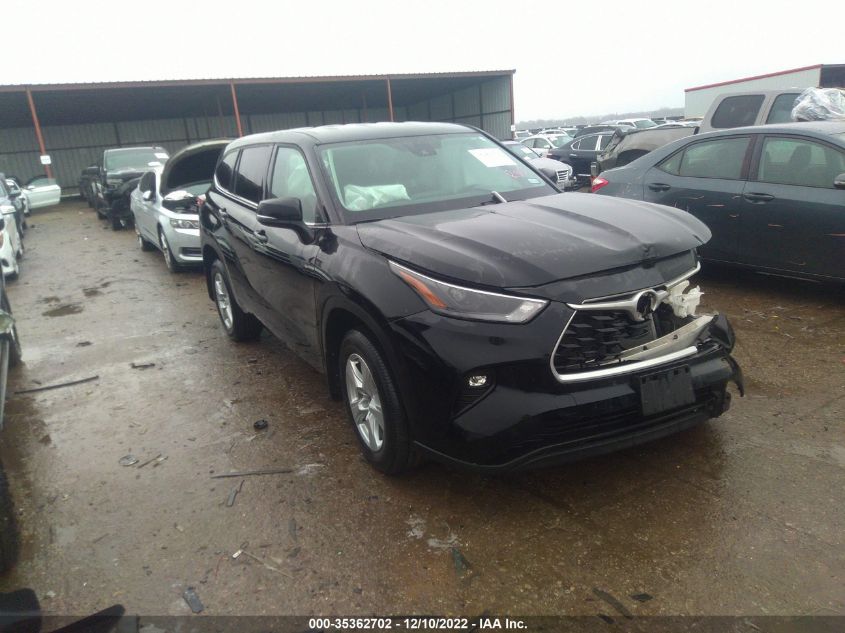 2022 TOYOTA HIGHLANDER LE VIN: 5TDBZRBH6NS171586