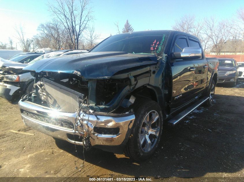 2022 RAM 1500 LARAMIE VIN: 1C6SRFJTXNN376877