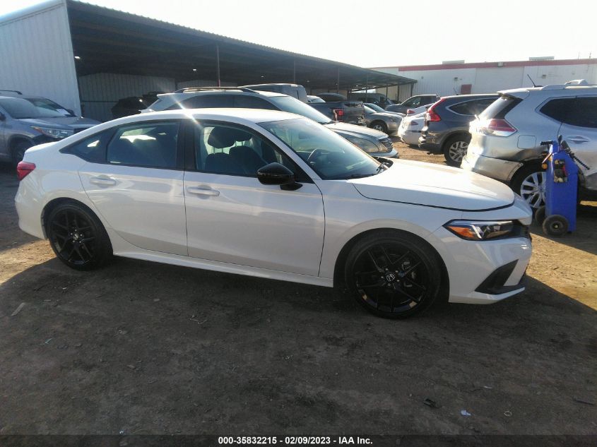 2022 HONDA CIVIC SEDAN SPORT VIN: 2HGFE2F50NH597469