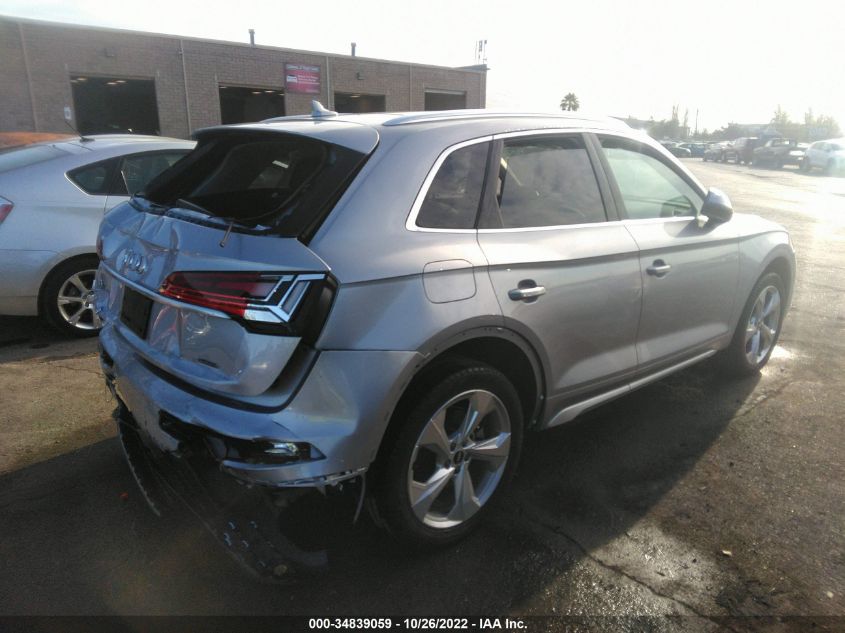 2021 AUDI Q5 PREMIUM PLUS VIN: WA1BAAFY3M2130187