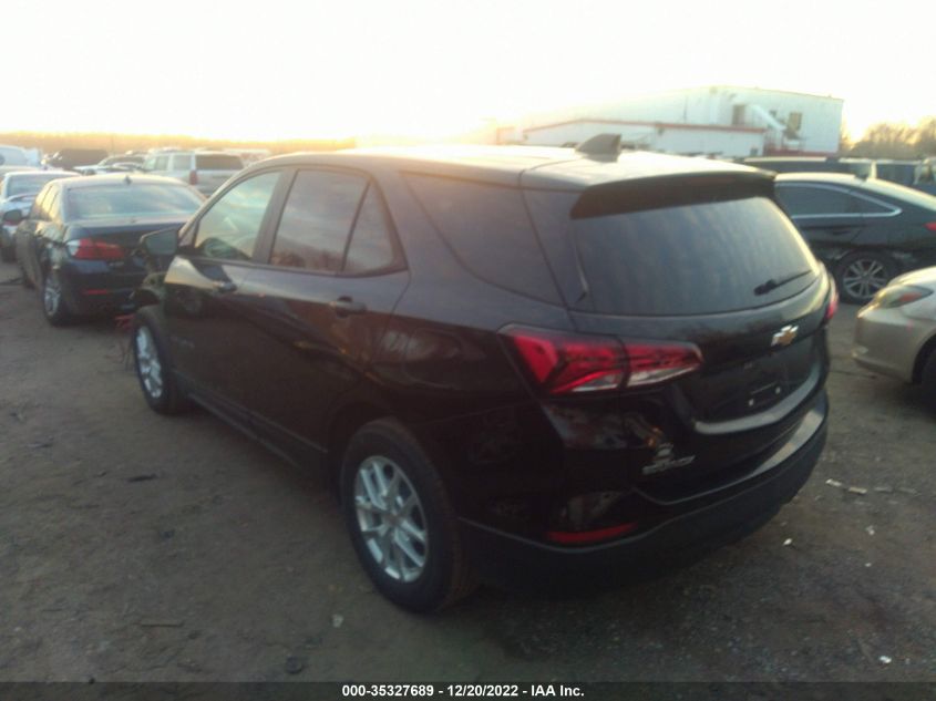 2022 CHEVROLET EQUINOX LS VIN: 2GNAXHEV3N6124501