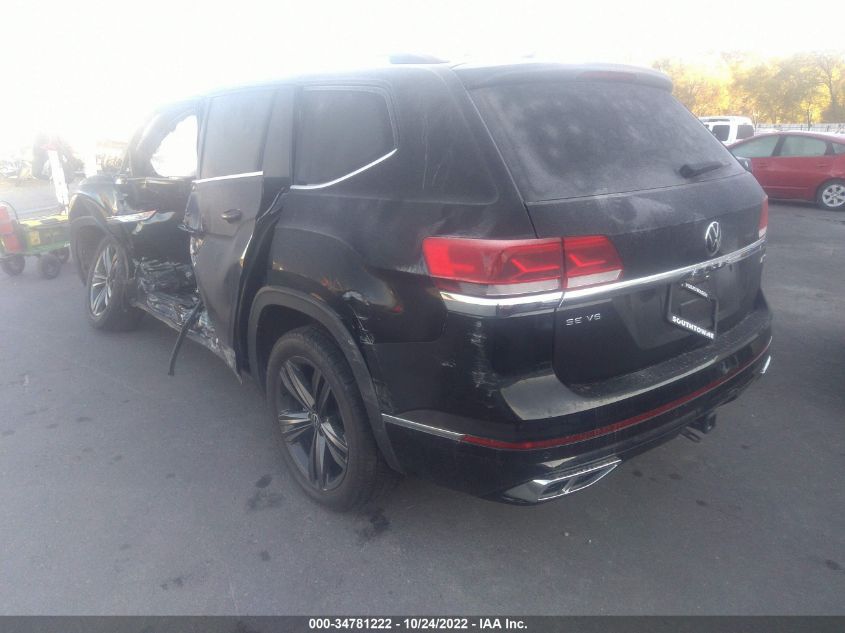 2021 VOLKSWAGEN ATLAS 3.6L V6 SE W VIN: 1V2RR2CA9MC592160