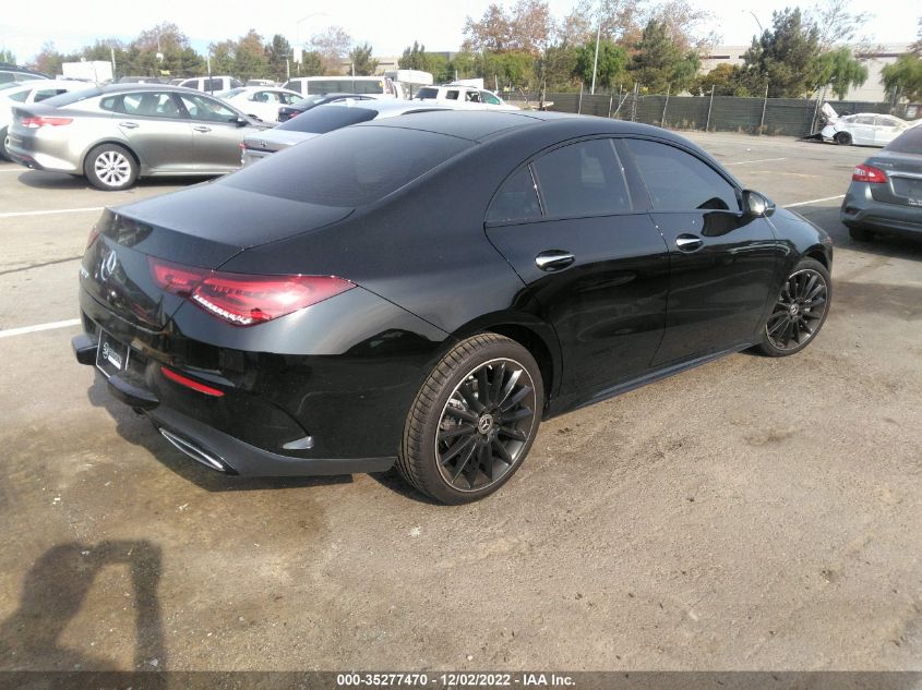 2022 MERCEDES-BENZ CLA CLA 250 VIN: W1K5J4GB6NN294635