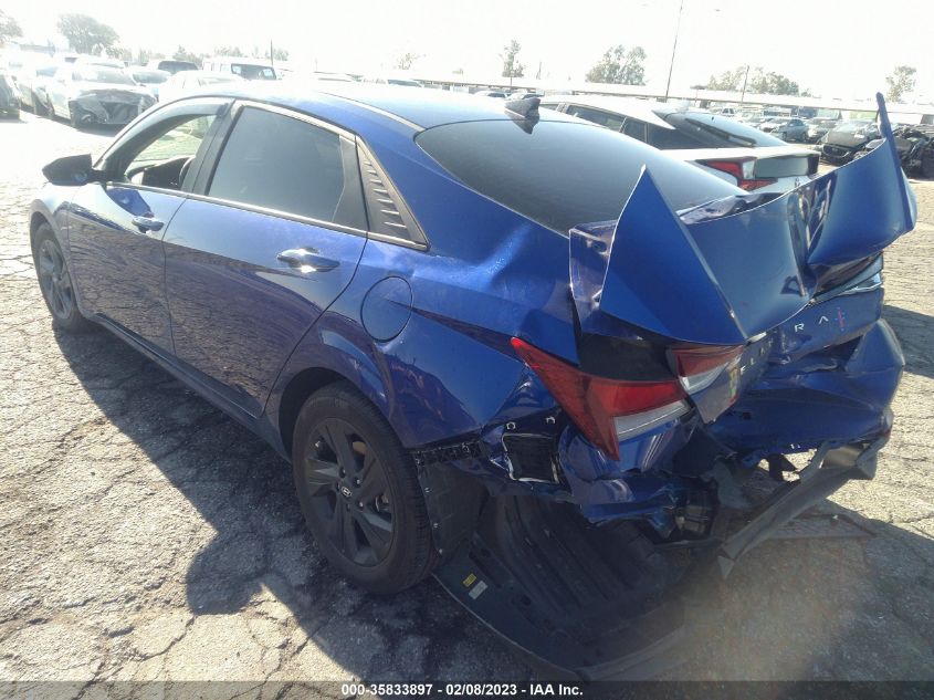 2022 HYUNDAI ELANTRA SEL VIN: KMHLS4AGXNU288762
