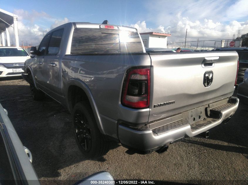 2021 RAM 1500 LARAMIE VIN: 1C6RREJT6MN592281