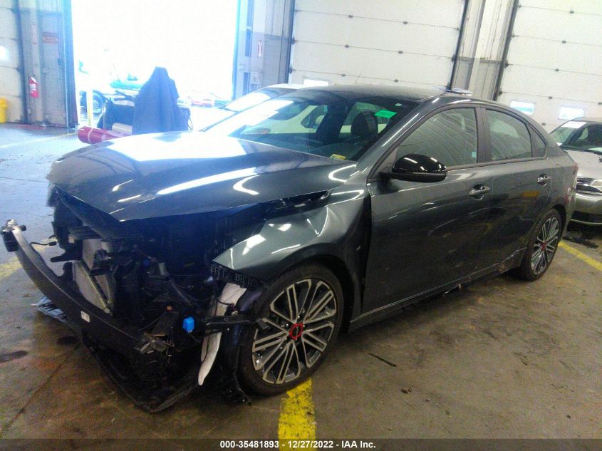 2022 KIA FORTE GT VIN: 3KPF44AC3NE420512