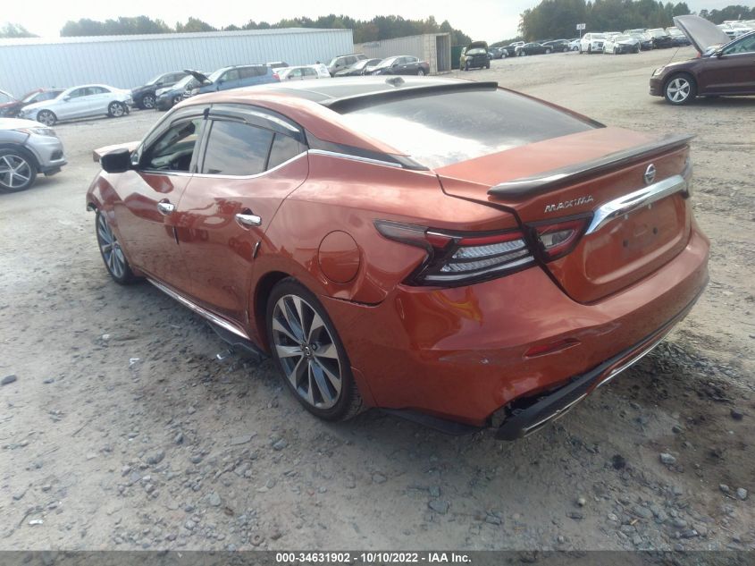 2021 NISSAN MAXIMA PLATINUM VIN: 1N4AA6FV9MC506914