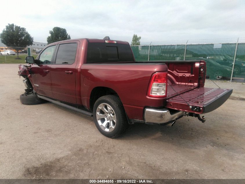 2021 RAM 1500 LONE STAR VIN: 1C6SRFFT3MN586194