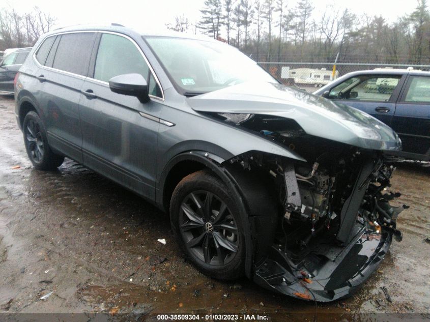 2022 VOLKSWAGEN TIGUAN SE VIN: 3VV2B7AX3NM082335
