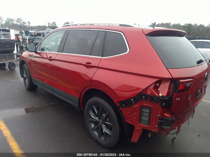 2022 VOLKSWAGEN TIGUAN SE VIN: 3VV2B7AXXNM012105