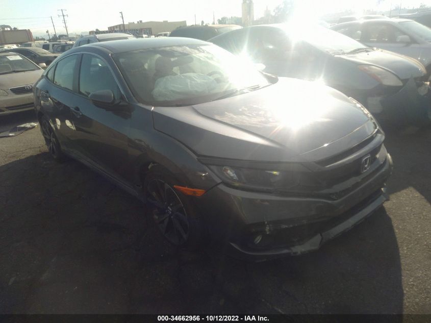 2021 HONDA CIVIC SEDAN SPORT VIN: 2HGFC2F89MH508304