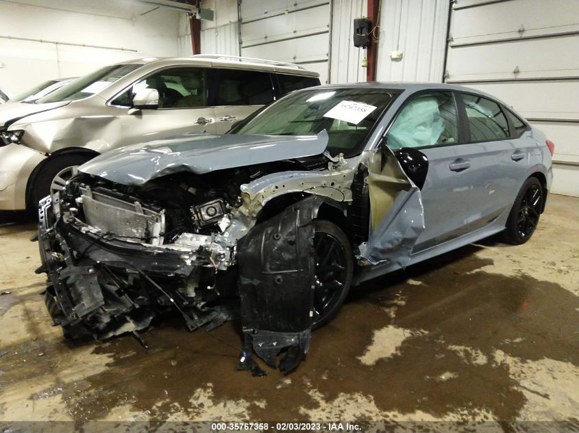 2022 HONDA CIVIC SEDAN SPORT VIN: 2HGFE2F50NH593857