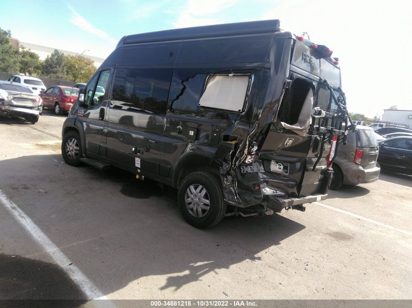 2021 RAM PROMASTER CARGO VAN VIN: 3C6LRVBG7ME568938