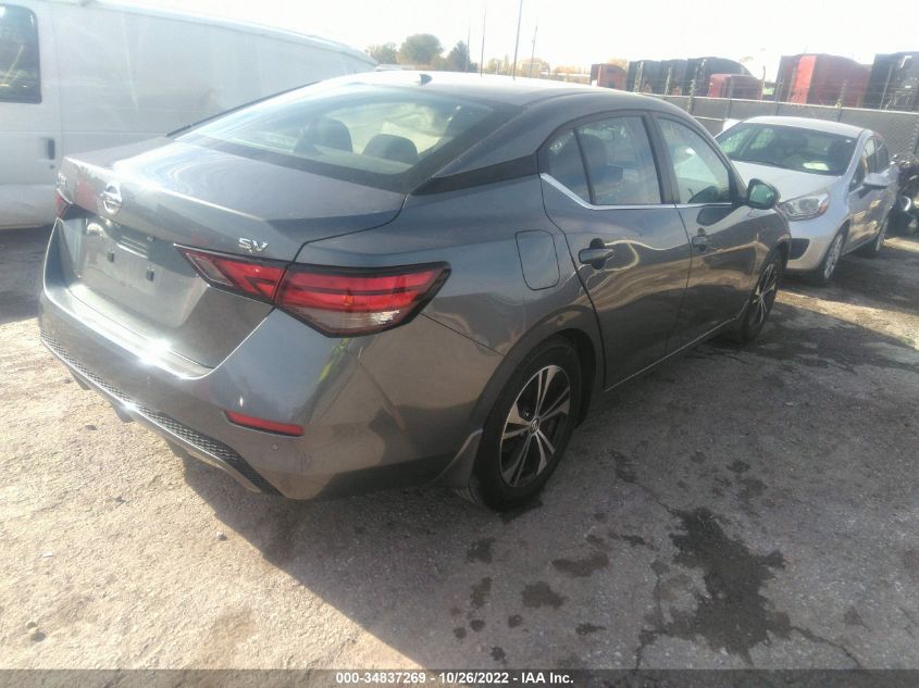 2021 NISSAN SENTRA SV VIN: 3N1AB8CV7MY316756