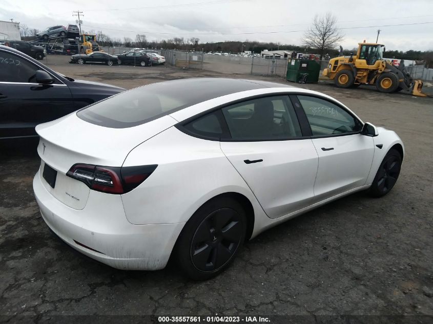 2022 TESLA MODEL 3 LONG RANGE VIN: 5YJ3E1EB5NF118651