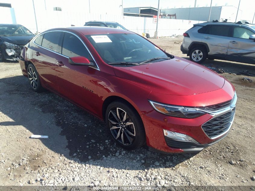 2021 CHEVROLET MALIBU RS VIN: 1G1ZG5STXMF087036