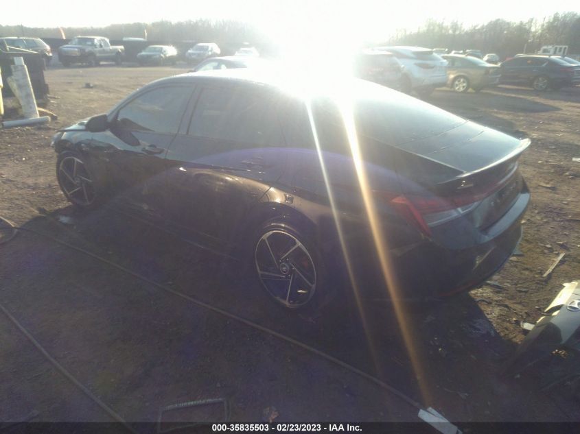 2023 HYUNDAI ELANTRA N LINE VIN: KMHLR4AF2PU393706