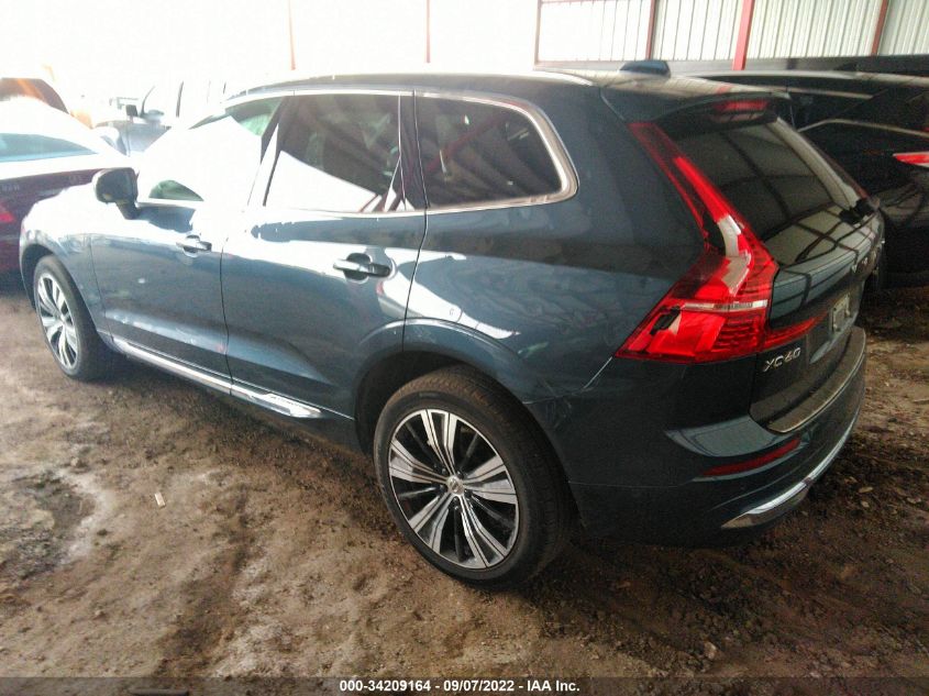 2022 VOLVO XC60 RECHARGE INSCRIPTION VIN: YV4BR0DL1N1992179