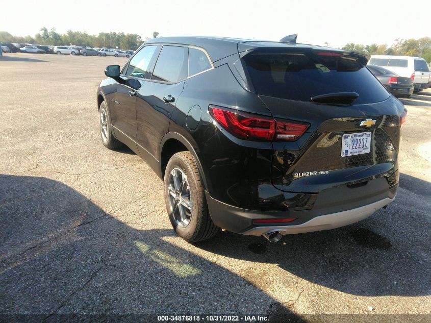 2023 CHEVROLET BLAZER LT VIN: 3GNKBHR49PS104584