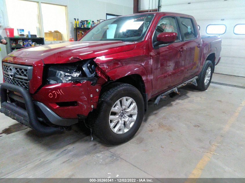 2022 NISSAN FRONTIER SV VIN: 1N6ED1EK4NN667252