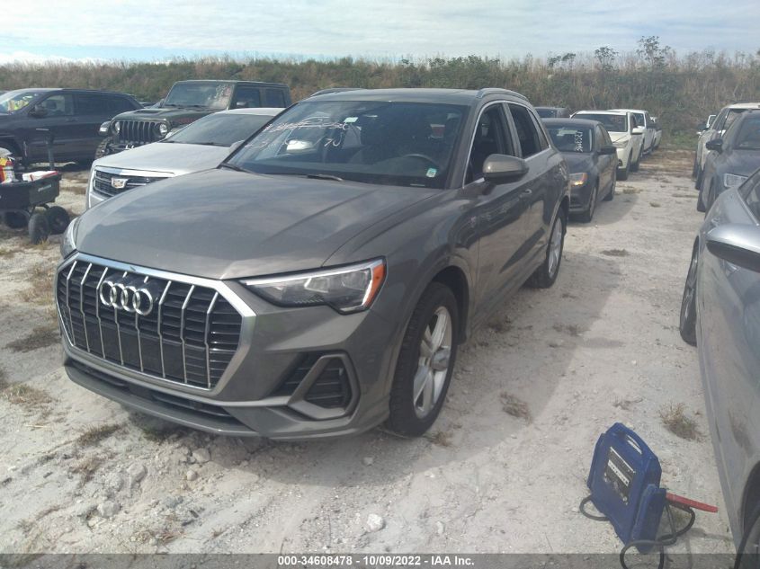 2021 AUDI Q3 S LINE PREMIUM VIN: WA1DECF36M1019555