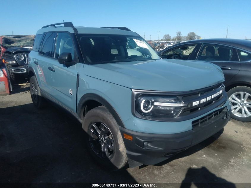 2022 FORD BRONCO SPORT BIG BEND VIN: 3FMCR9B66NRD30172