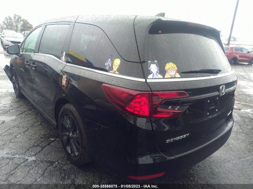 2023 HONDA ODYSSEY SPORT VIN: 5FNRL6H76PB006772