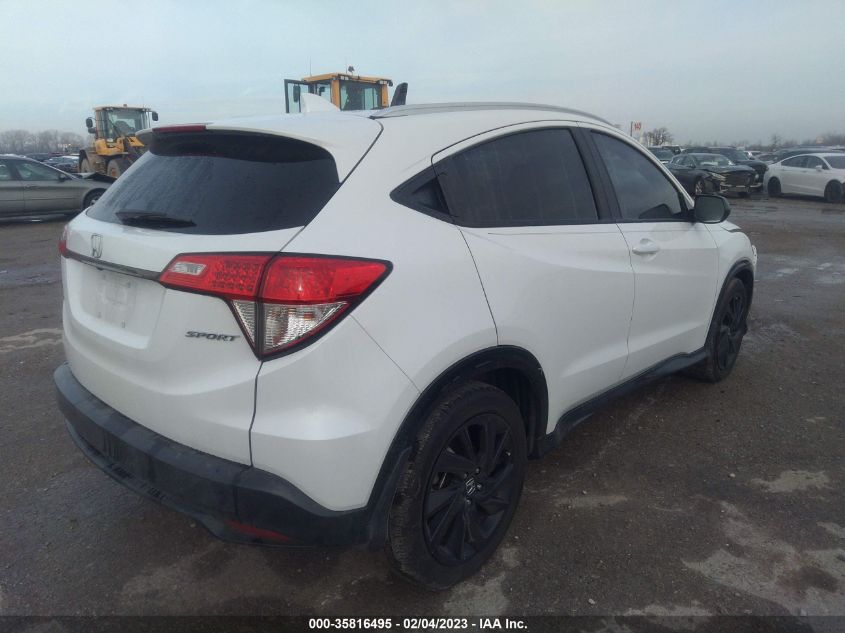 2022 HONDA HR-V SPORT VIN: 3CZRU5H10NM712867