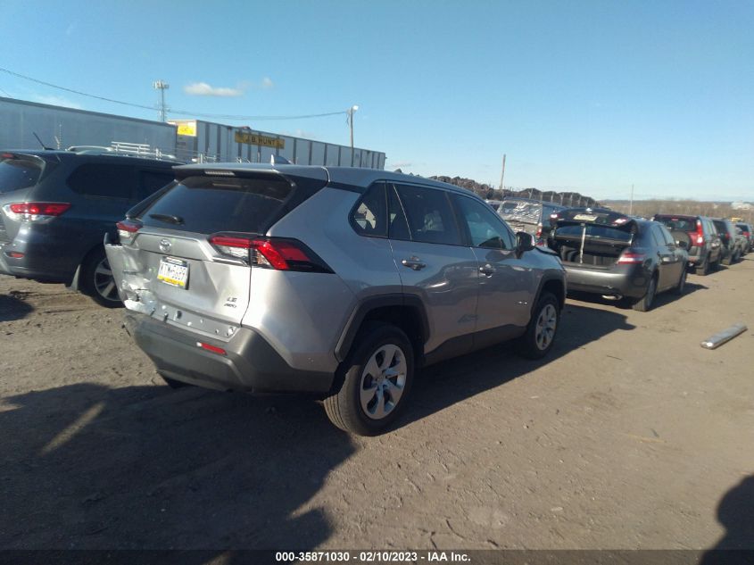 2022 TOYOTA RAV4 LE VIN: 2T3G1RFV9NC308422