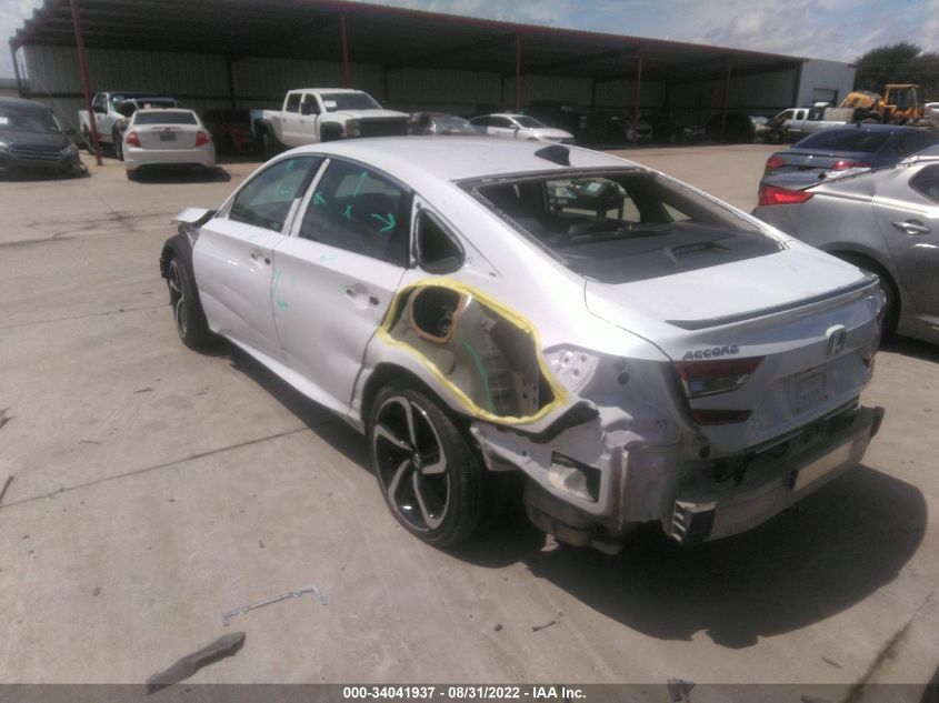 2021 HONDA ACCORD SEDAN SPORT SE VIN: 1HGCV1F46MA074992