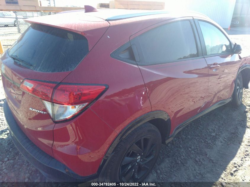 2022 HONDA HR-V SPORT VIN: 3CZRU5H11NM720315