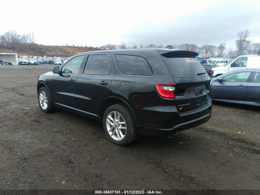 2022 DODGE DURANGO GT VIN: 1C4RDJDG7NC105794