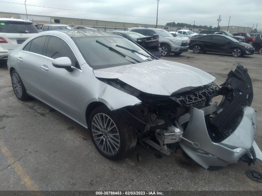 2022 MERCEDES-BENZ CLA CLA 250 VIN: W1K5J4GB9NN286187
